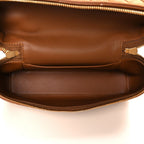 Suede Intrecciato Bang Bang Vanity Case Amber