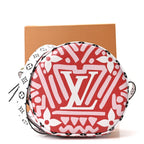 Monogram Giant Crafty Boite Chapeau Souple PM Rouge Rose Creme