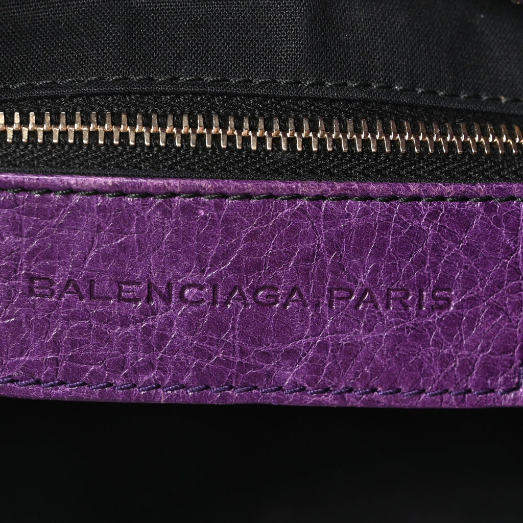 Agneau Classic Gold Hardware Velo Dark Violet