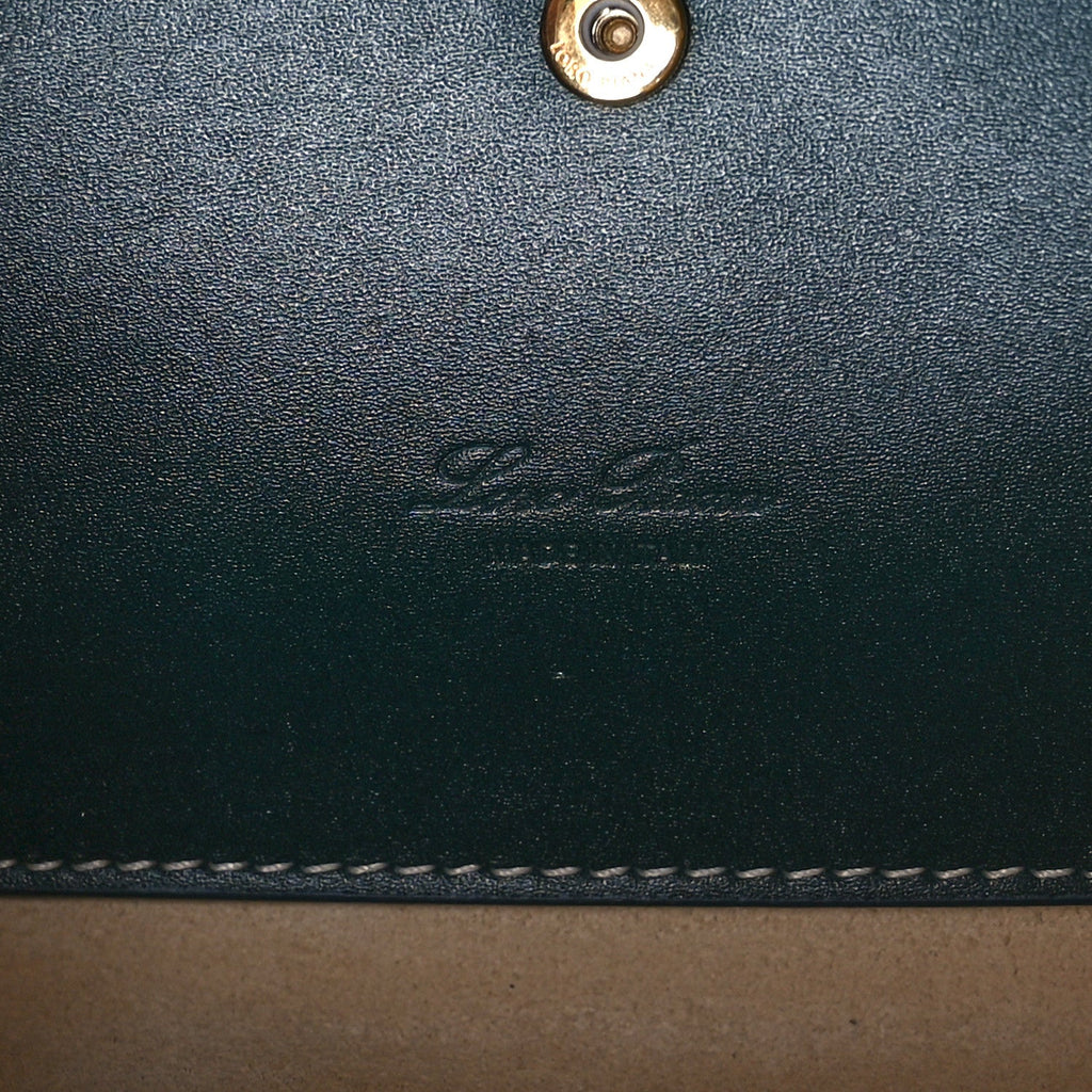 Smooth Calfskin Extra Bag L27 New Petrolio