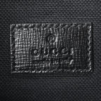GG Supreme Monogram Textured Calfskin Retro Interlocking G Belt Bag Black