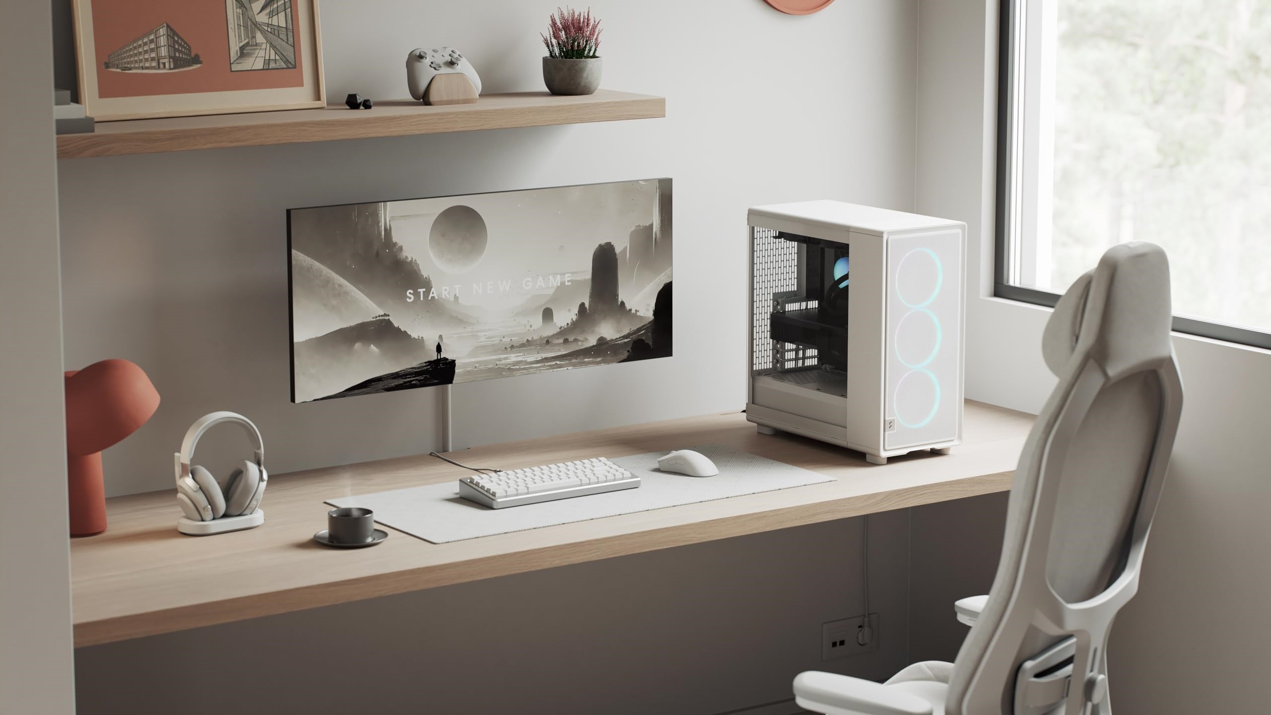 Epoch White RGB - Tempered Glass