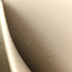 Shiny Calfskin Mini Triomphe Chalk