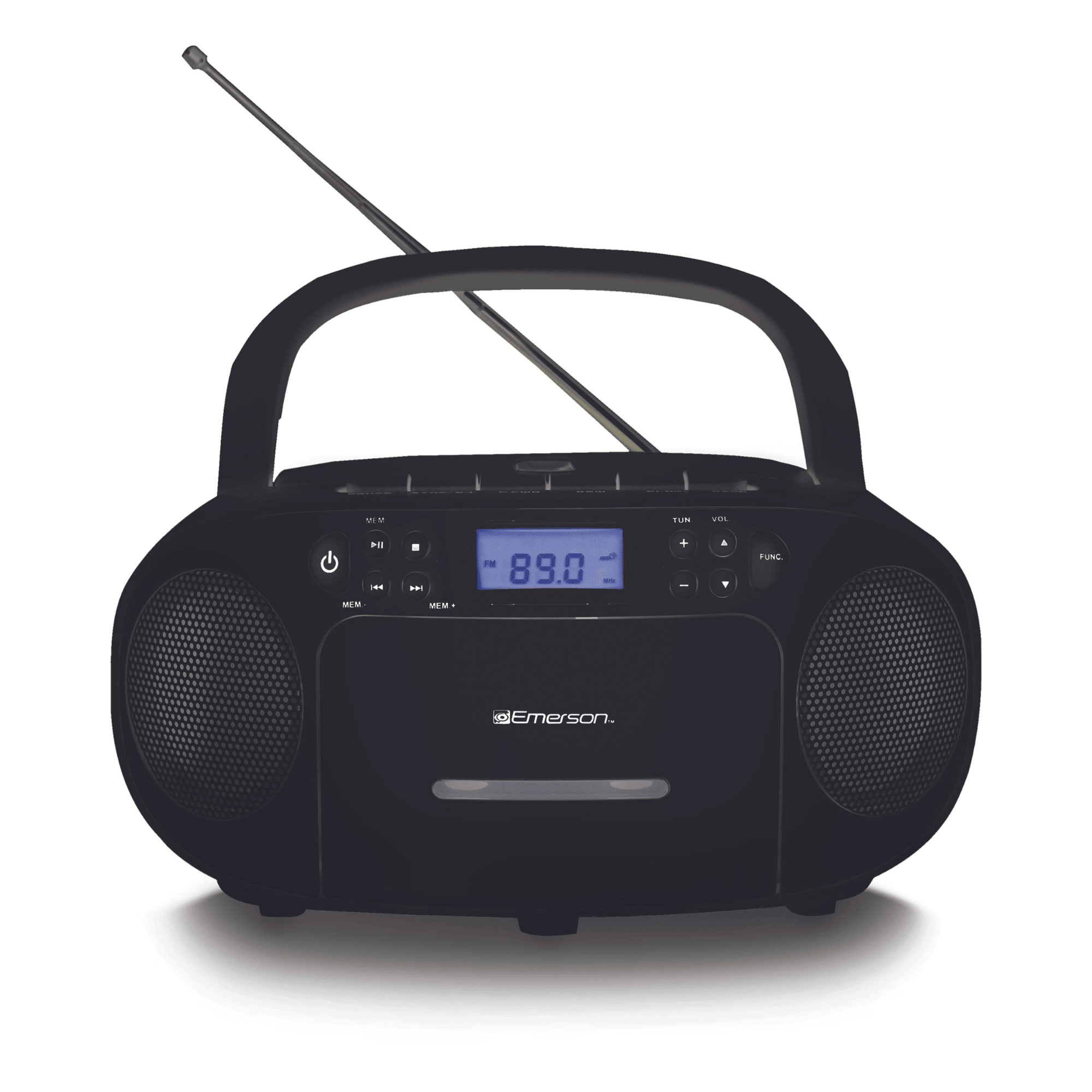 Portable CD/Cassette Boombox with AM/FM Radio