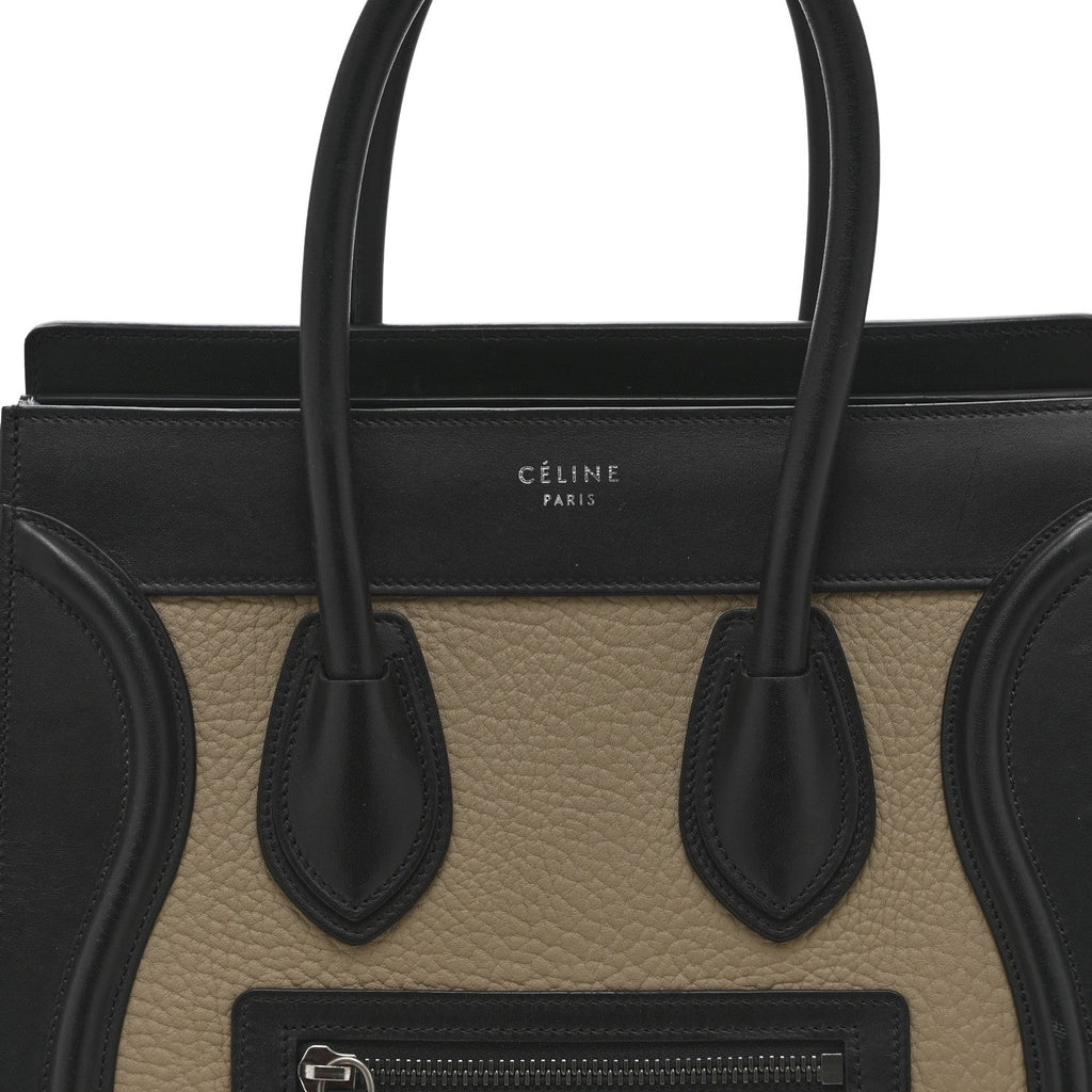 Bullhide Drummed Calfskin Micro Tri-Color Luggage Antarctic