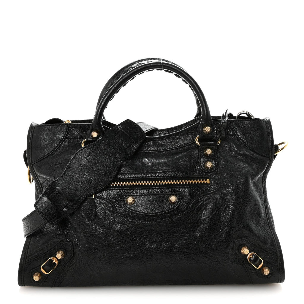 Agneau Giant 12 Gold Hardware City Black