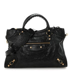Agneau Giant 12 Gold Hardware City Black