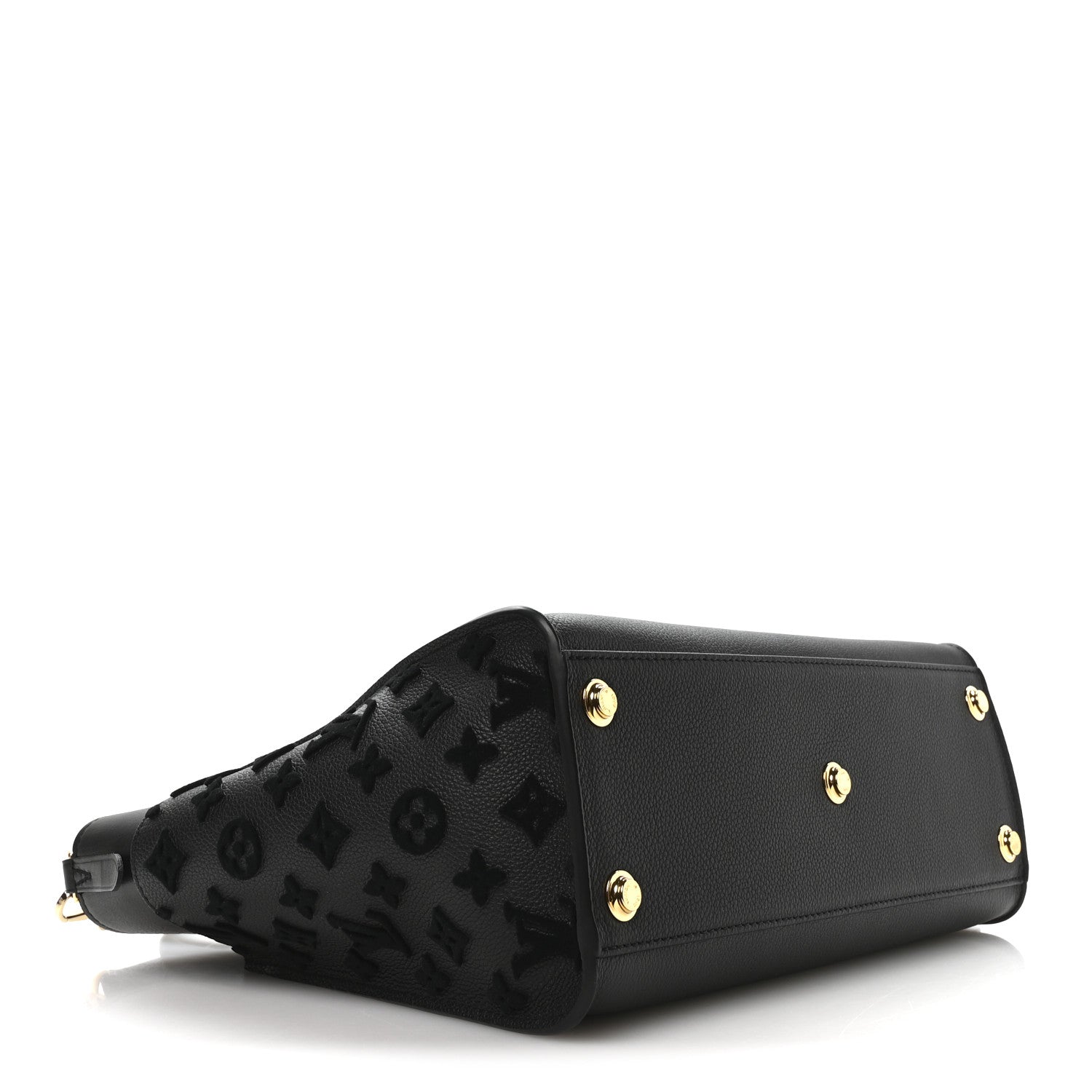 Calfskin Monogram Tufting On My Side Black