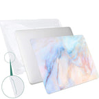 SAHARA - Hybrid-Flex Arts Case for Apple MacBook Air 13.6" M2 Chip Laptops - Blue Marble