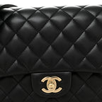 Calfskin Quilted Bolero De Chanel Flap Bag Black