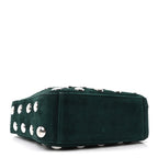 Suede Studded Small Elena English Green