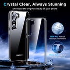 Entronix Case Compatible with Galaxy S21 - [Hard Back] Clear Cover
