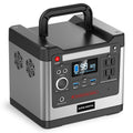 320W Portable Power Station- 298Wh/93120mAh, 8x Outputs: AC/12V DC/USB - 9 Charging Ports with 2x A/C