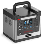 320W Portable Power Station- 298Wh/93120mAh, 8x Outputs: AC/12V DC/USB - 9 Charging Ports with 2x A/C