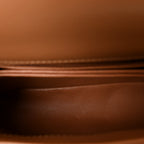 Caviar Quilted Mini Coco Handle Flap Brown