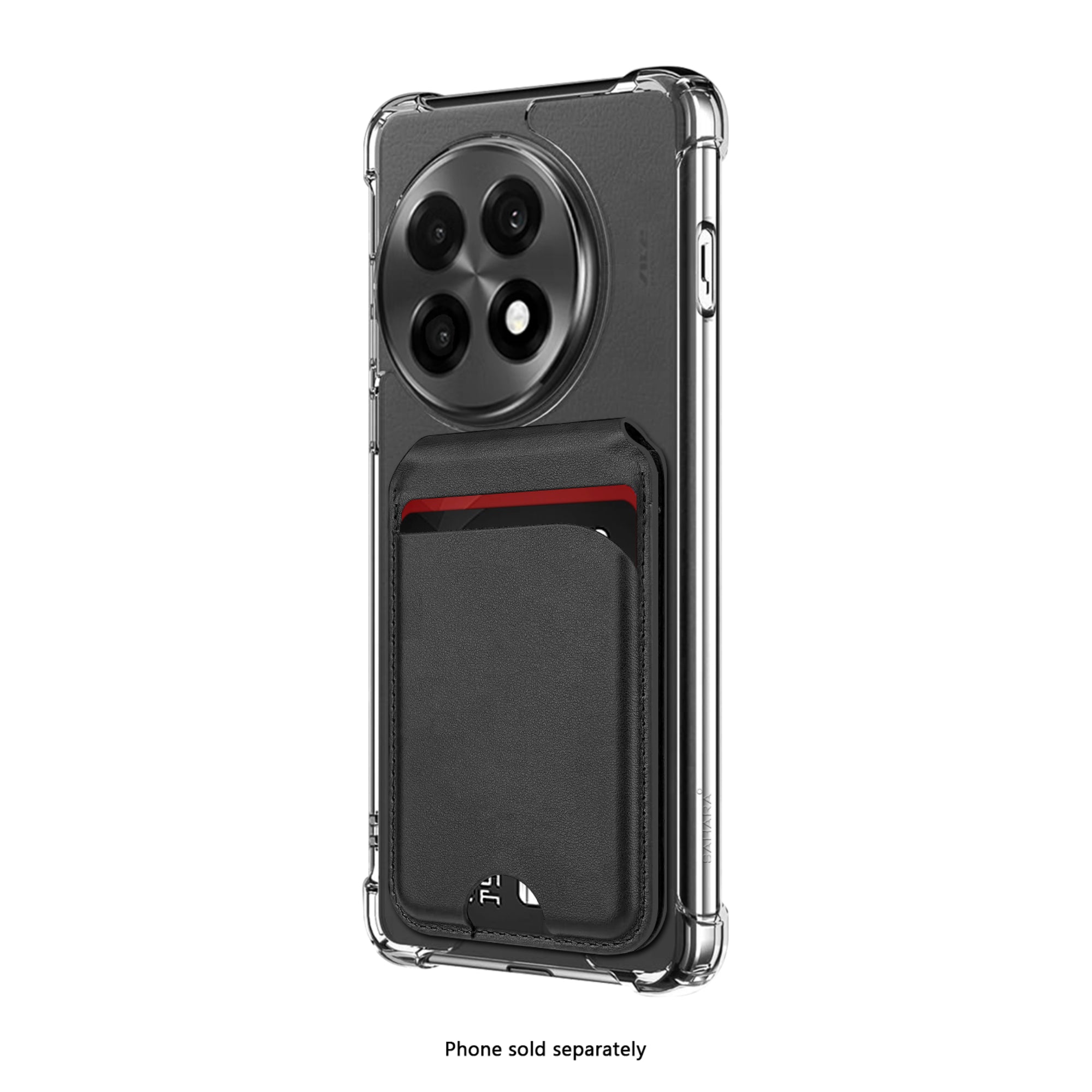 SAHARA - Venture Series Wallet Case for OnePlus 13R - Clear/Scorpion Black