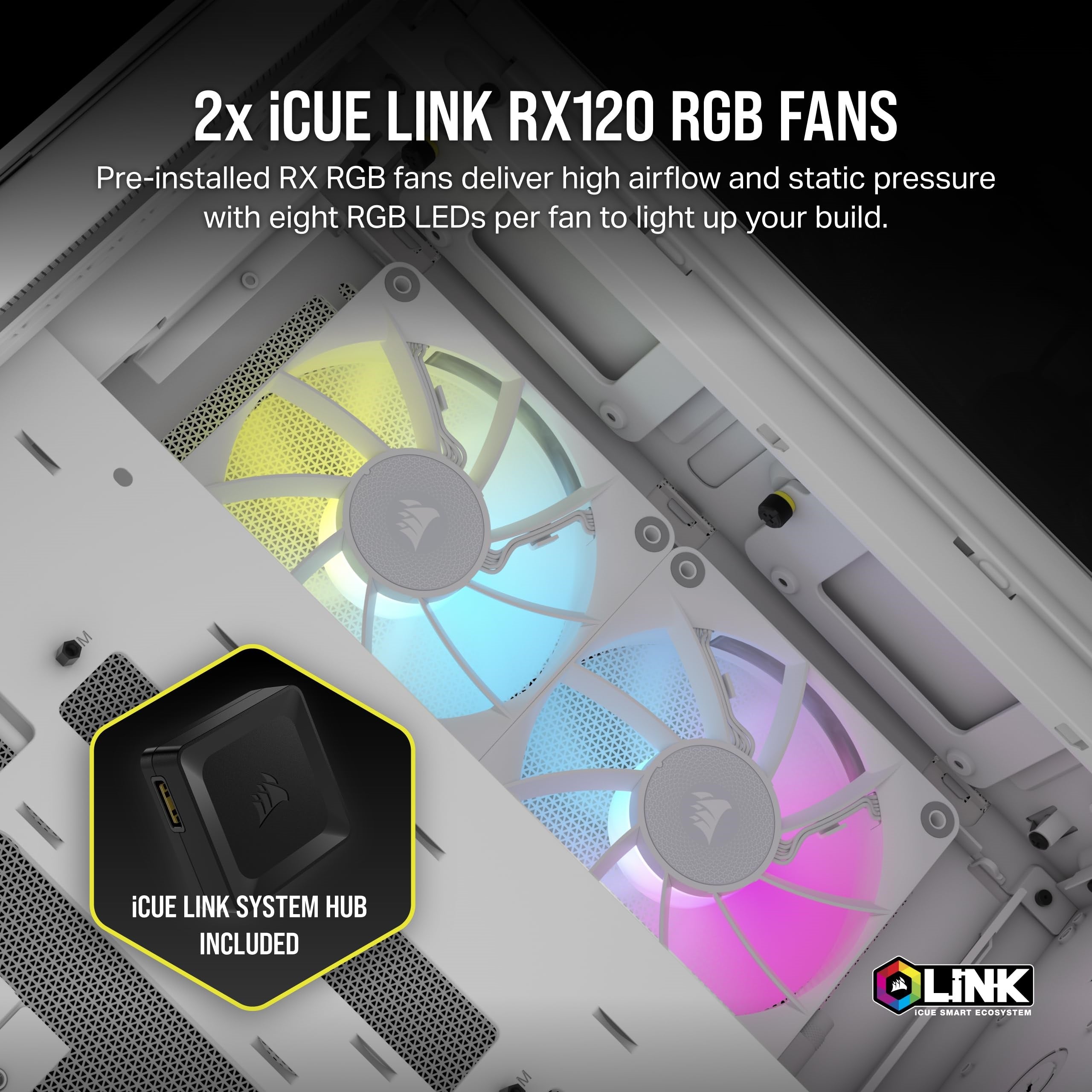 iCUE LINK 2500X RGB Micro ATX Dual