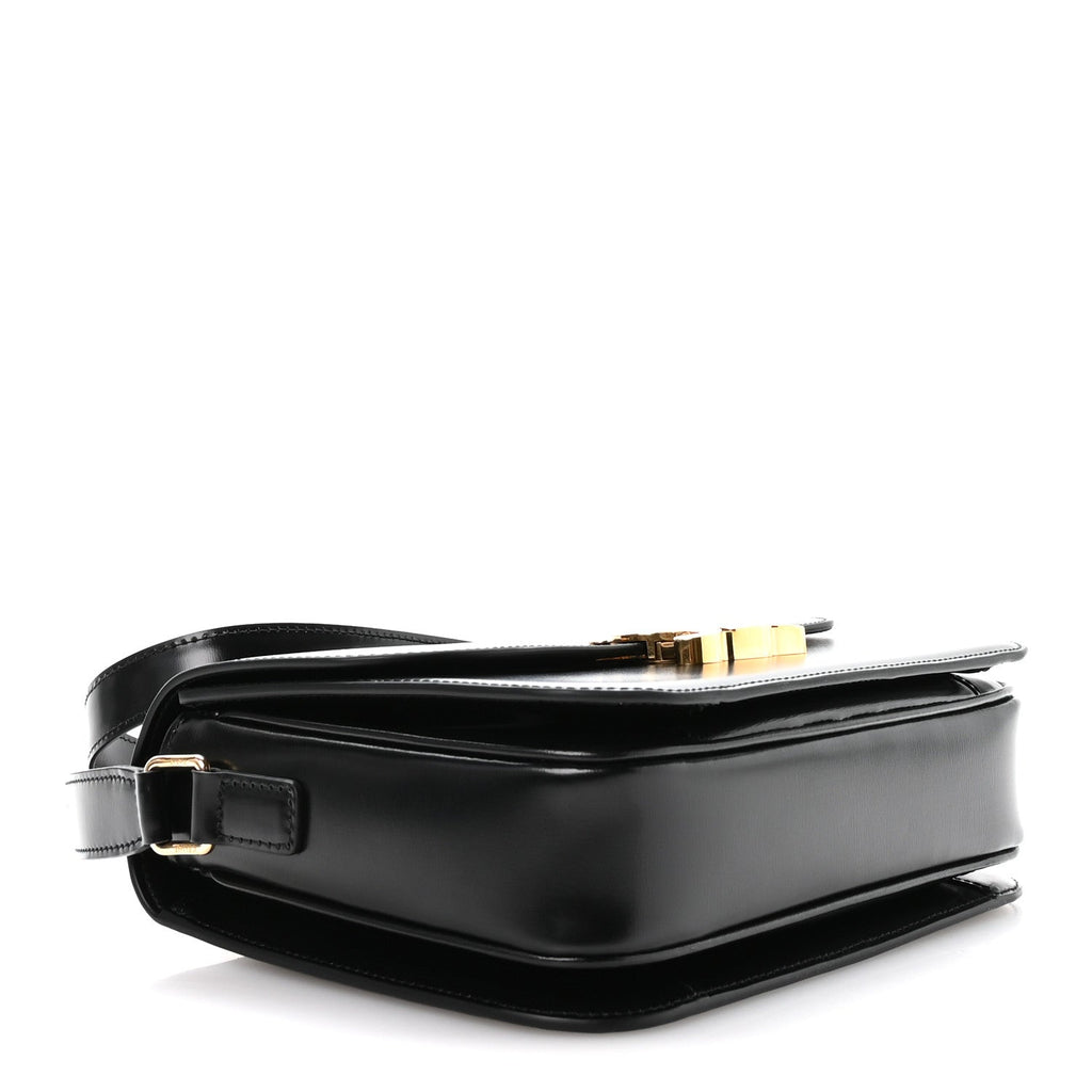 Shiny Calfskin Medium Triomphe Black
