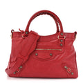 Agneau Giant 12 Rose Gold Hardware Town Rouge Coquelicot
