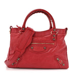 Agneau Giant 12 Rose Gold Hardware Town Rouge Coquelicot