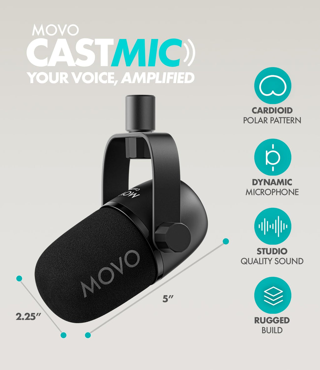 Movo Music USB Audio Interface Bundle