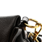 Calfskin Mini Jennifer Crossbody Bag Brown