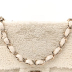 Sequin Small Single Flap White