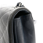 Calfskin Diamond Embossed New Chic Flap Blue