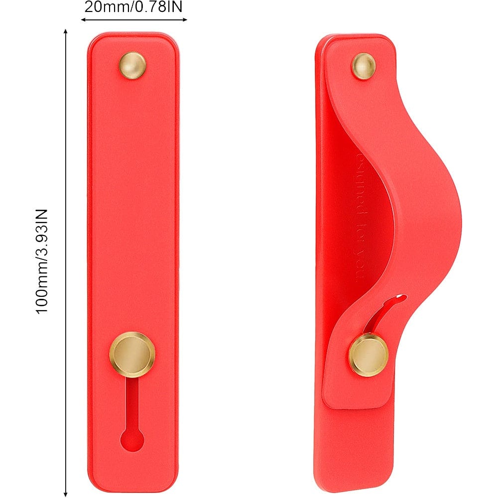 SAHARA - FingerGrip Cell Phone Grip for Most Cell Phones - Red