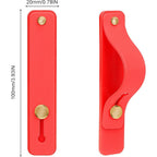 SAHARA - FingerGrip Cell Phone Grip for Most Cell Phones - Red