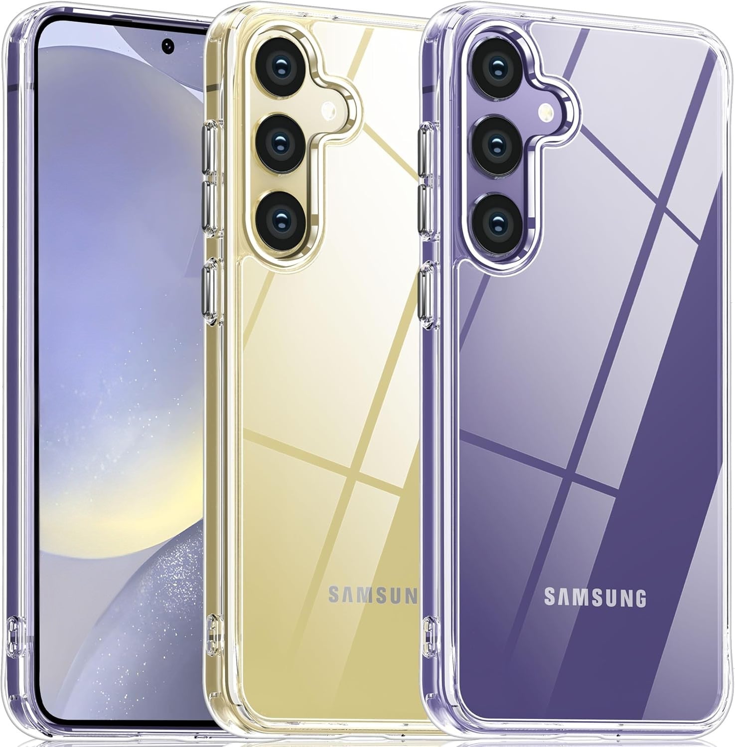 Entronix Case Compatible with Galaxy A15 - [Hard Back] Clear Cover