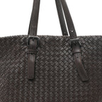 Nappa Intrecciato Large Tote Ebano