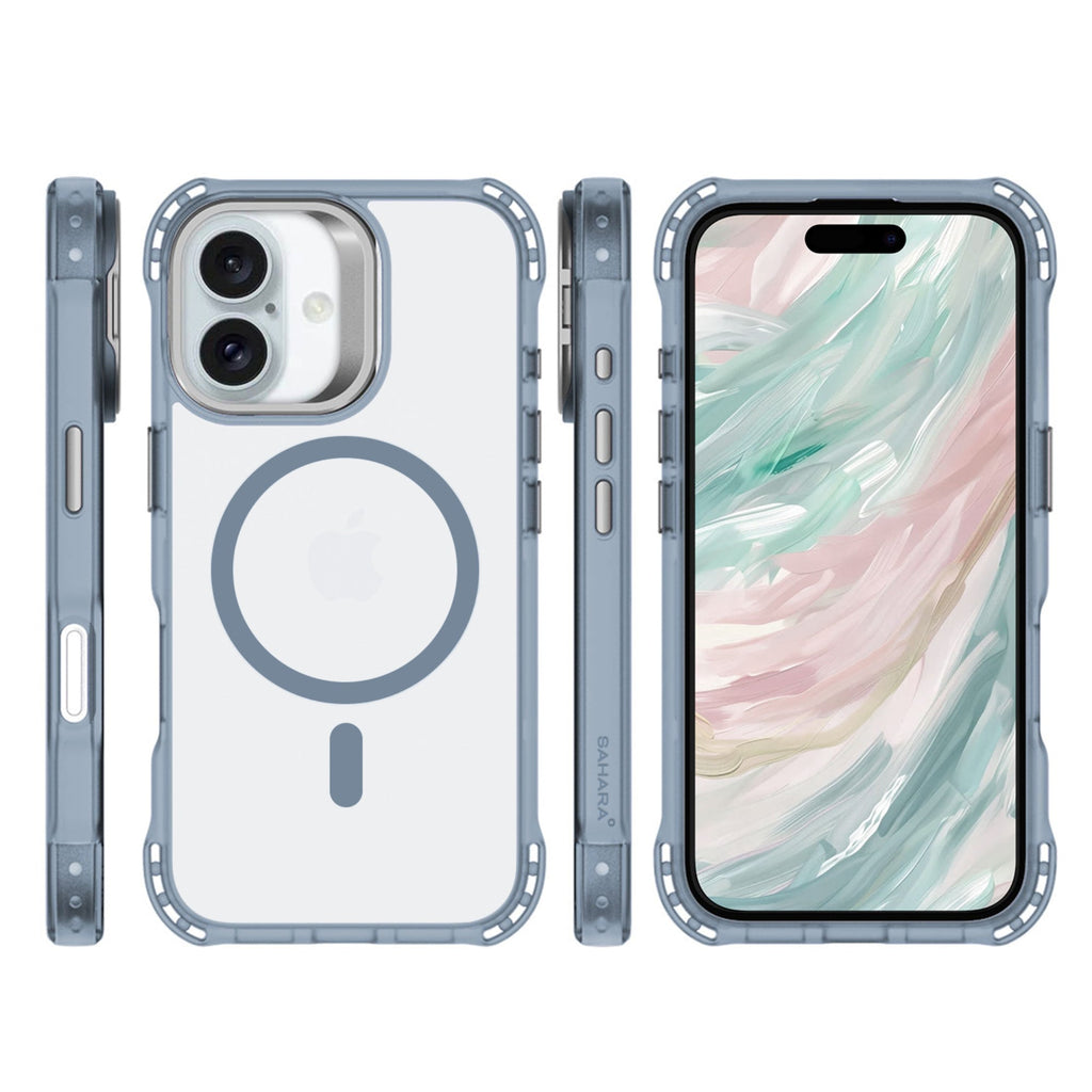 SAHARA - Venture Series Clear Rebound Case with Kickstand -  Apple iPhone 16 Plus