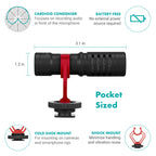 Movo VXR10 Mic with Wireless Adapter for Lightning