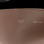 Shiny Smooth Calfskin Small Twisted Cabas Camel Brick