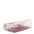PVC Medium Rockstud Spike Shoulder Bag