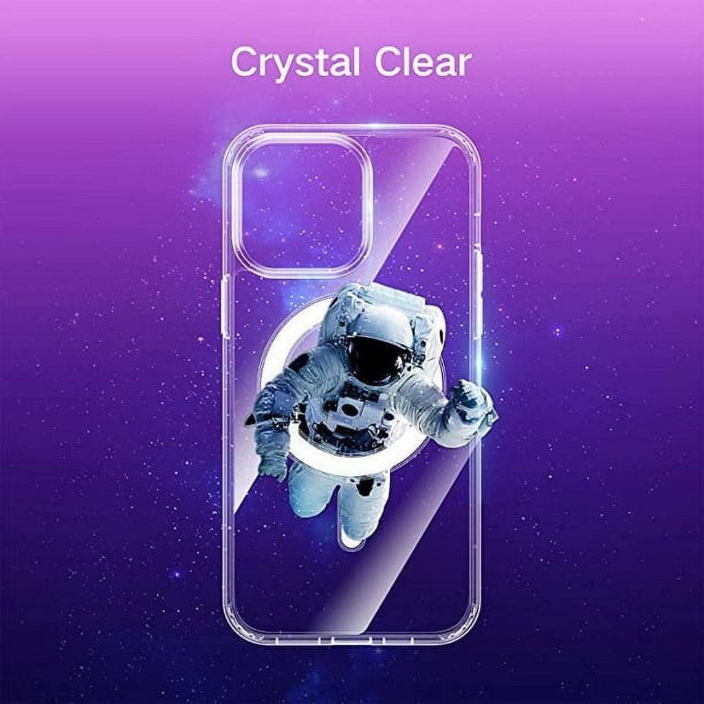 Entronix Bundle Compatible with iPhone 13 Pro Max - [Magnetic] Clear Case & 2 Clear Screen Protectors