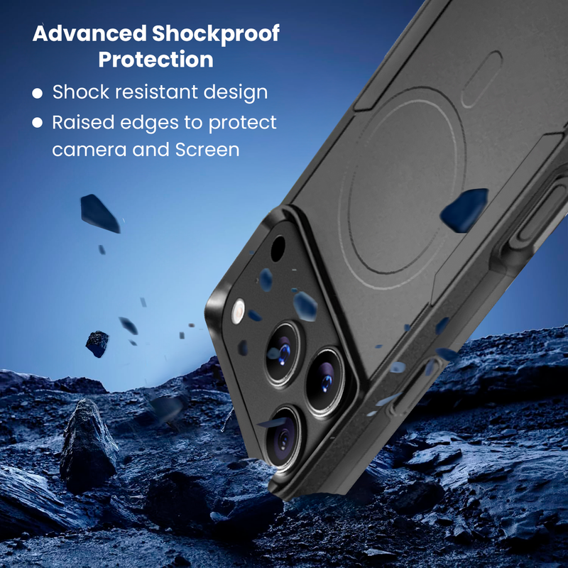 Entronix [Magnetic] Case Compatible with iPhone 17 Pro Max - Soft-Touch Dual-Layer Sleek Cover