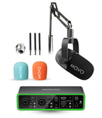 Movo Music USB Audio Interface Bundle
