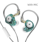 Earphones Bass Earbuds In Ear Monitor Headphones Sport Noise Cancelling HIFI Headset with Mic