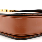 Triomphe Canvas Calfskin Medium Triomphe Bag Tan