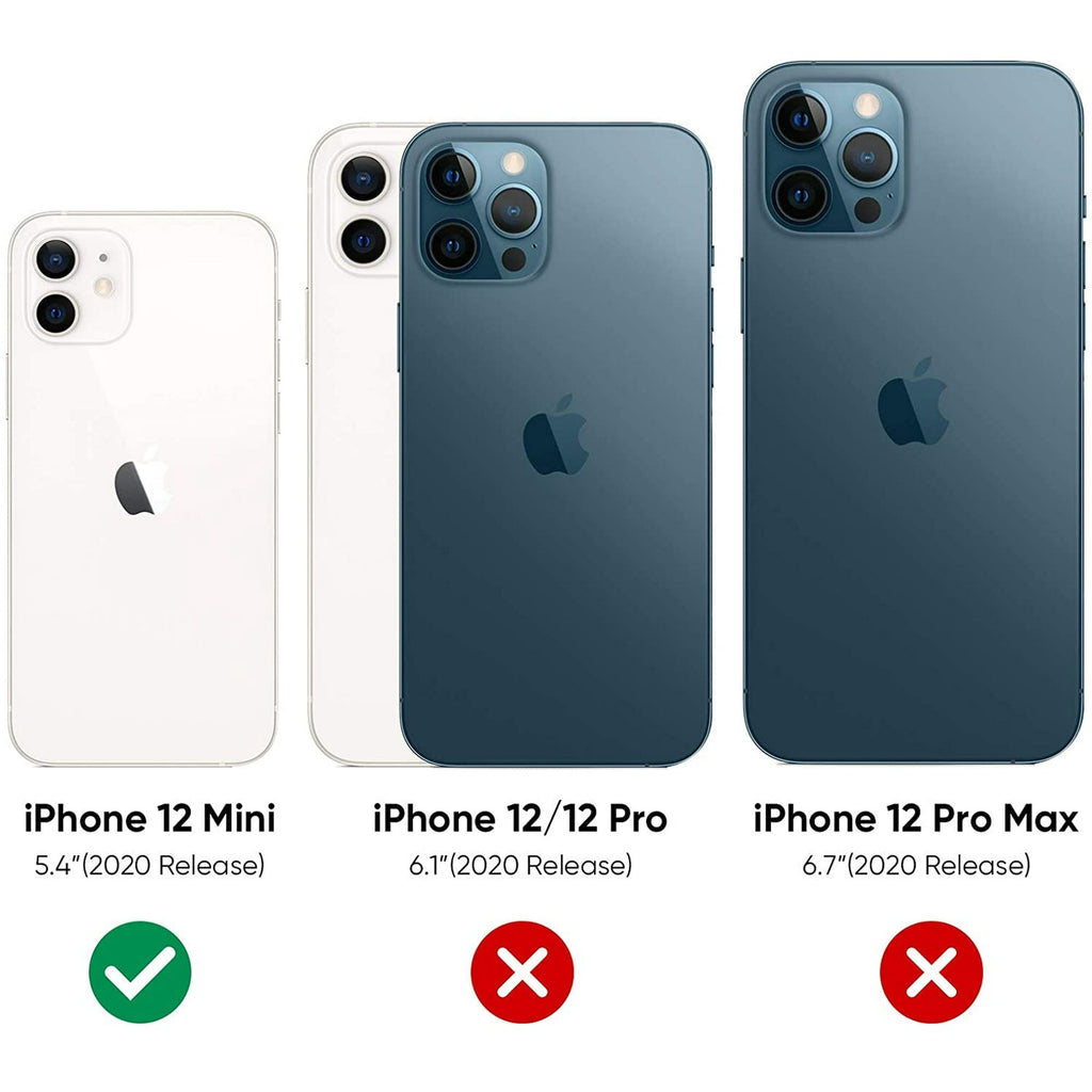 Entronix Anti-Spy Privacy Screen Protector Compatible with iPhone 12 Mini - 3-Piece Combo