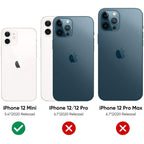 Entronix Anti-Spy Privacy Screen Protector Compatible with iPhone 12 Mini - 3-Piece Combo