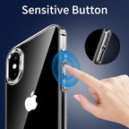 Entronix Case Compatible with iPhone X/XS - [Hard Back] Slim Clear