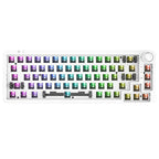 Switch Knob Hot Swap Mechanical Keyboard Kit Wireless Bluetooth 3 Mode RGB Backlit Gamer 60% Keyboard For 3Pin/5Pin