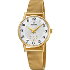 Festina Retro Ladies Gold Watch