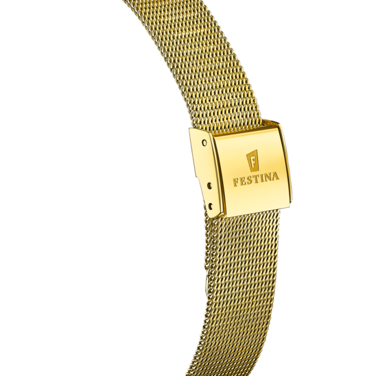 Festina Retro Ladies Gold Watch
