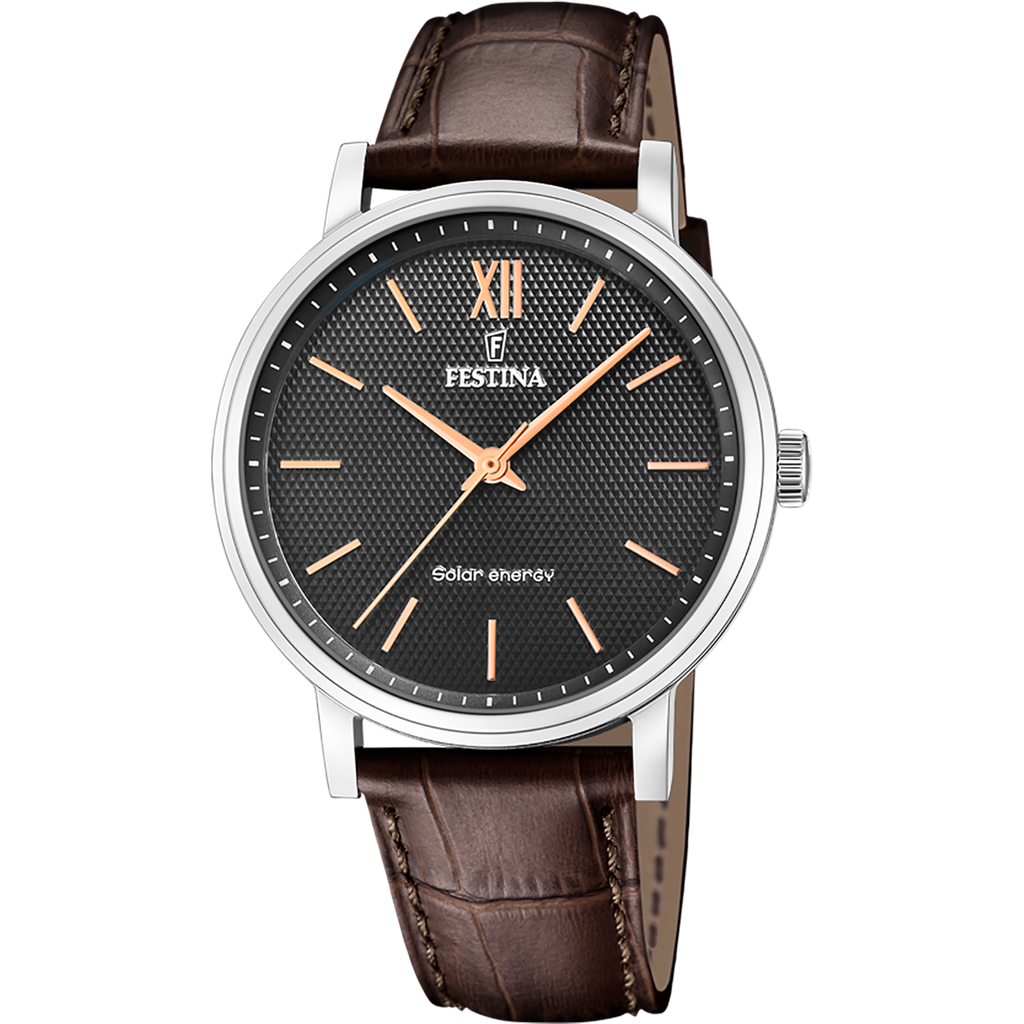 Festina Solar Energy Men's Brown Watch