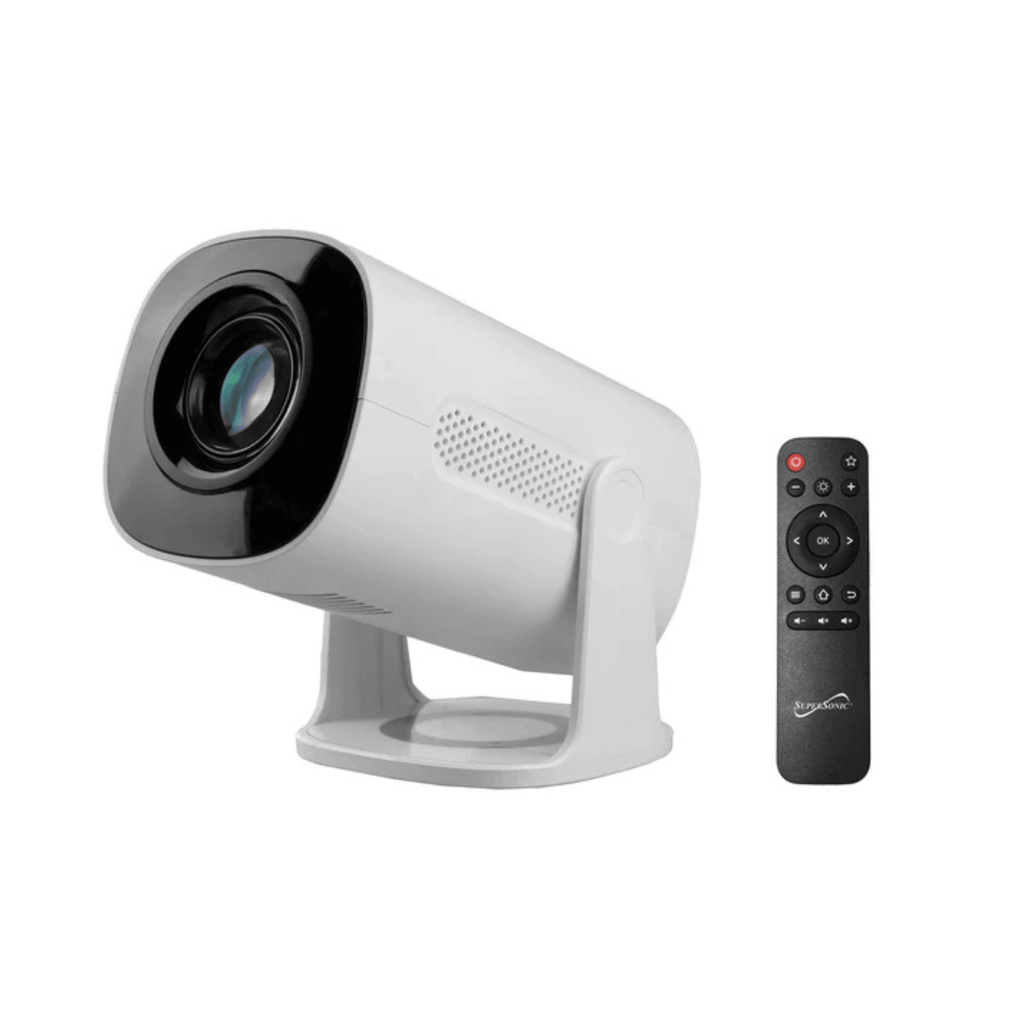 Supersonic Smart WiFi Streaming Projector with Bluetooth