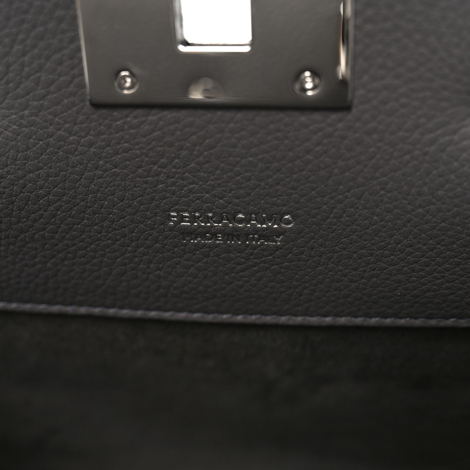 Calfskin Medium Studio Soft Bag Grey